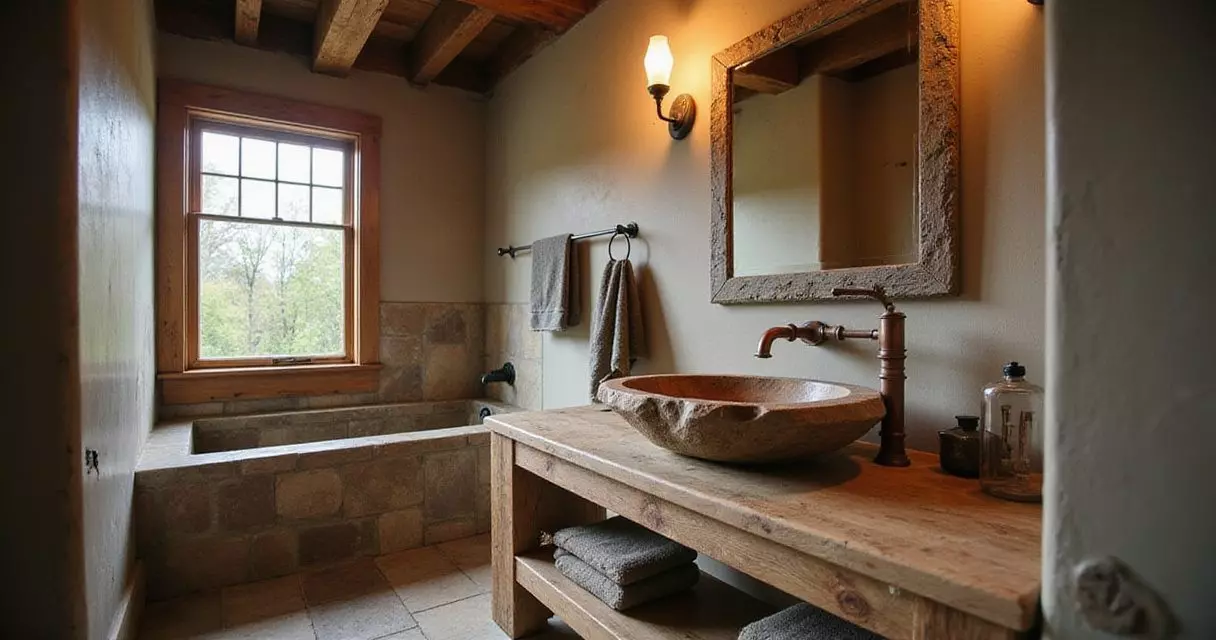 24 Rustic Bathroom Ideas to Create Your Dream Cozy Retreat