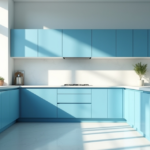 18 Meditative Principles for blue kitchen cabinets